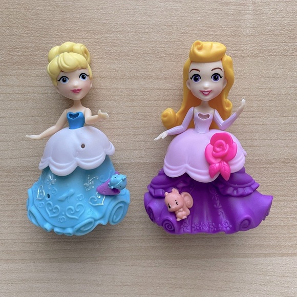 Princess Figurine Set - Blue and Purple - Picture 1 of 8